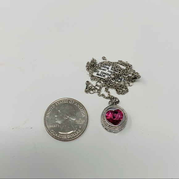 Swarovski interchangeable silver plated necklace - Picture 3 of 5